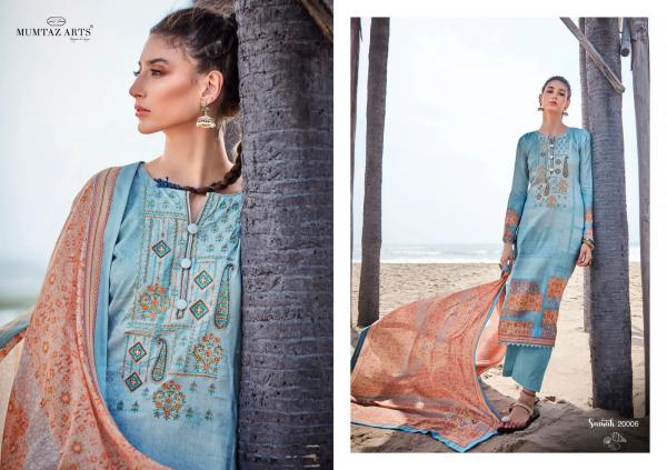 Mumtaz Samah Lawn Cotton Embroidery Dress Material